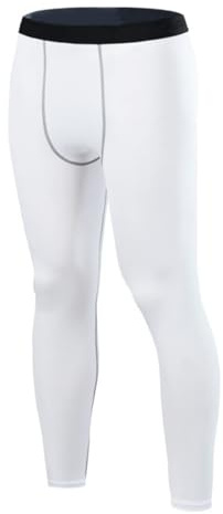 Smatstyle Men's Running Compression Trousers, Sport, Fitness, Quick Drying Long Leggings, Base Layer