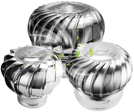 Lnder Comignolo Girevole Canna Fumaria Rotante in Acciaio Inossidabile 100mm per Scarico A Parete Esterna Scarico Cappa Aria Frescaventilazione E Protezione dagli Insetti (Size : 20cm/7.8)