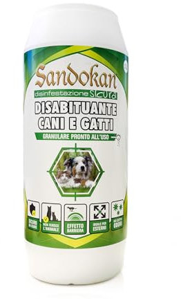 DISABITUANTE CANI E GATTI 1000ml GRANULARE, crea barriera repellente naturale - Sandokan