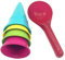 BESTonZON 5pcs Kids Beach Ice Cream Cone Scoop Sets Toys-Beach Sand Toys-Ice Cream Toys-Sand Castle Toys-Sandbox Toys-Toddler Pool Toys-Beach Play Toys Children Outdoor Play