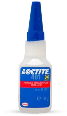 LOCTITE® 401 10 g Flacon - Colle Super Glue Rapide Multi-Usages et Résistante Idéale pour Divers Matériaux Colle LOCTITE® Professionnelle