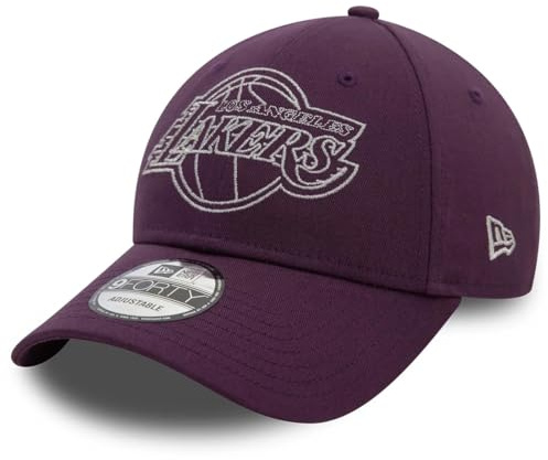 New Era NBA 9FORTY Metallic Outline Cap Los Angeles Lakers Purple