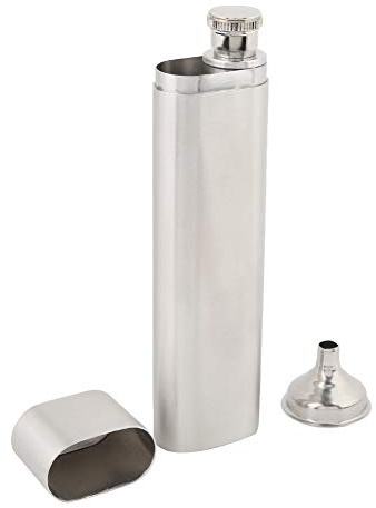 Gsycle Étui à cigares 2 en 1 avec bouteille de 2 onces, étui à cigares en métal, deux tubes en acier inoxydable, bouteille de hanche et tube à cigare, sac de transport