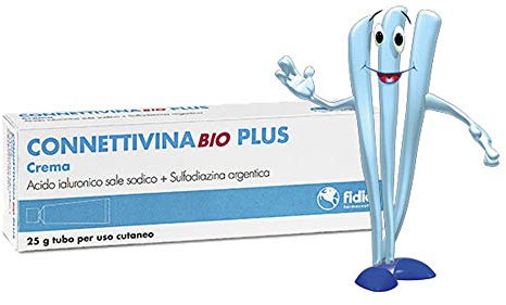 Connettivina Bio Plus 25g per curare le ferite infette CONNETTIVINABIO PLUS CREMA 25G