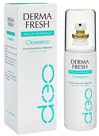 Dermafresh Classico, Deodorante Spray, Pelle Normale, Profumazione Delicata, No Gas, 100 ml