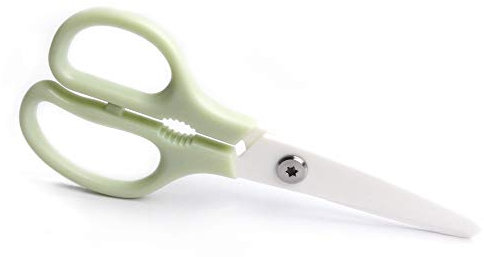 Lunatic Keramikschere - Kräuterschere - Lebensmittelschere - Büroschere - Schulschere - Küchenschere Grün