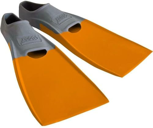 Zoggs Long Blade Rubber Fin Flossen, Mehrfarbig (Mehrfarbig), Einheitsgröße