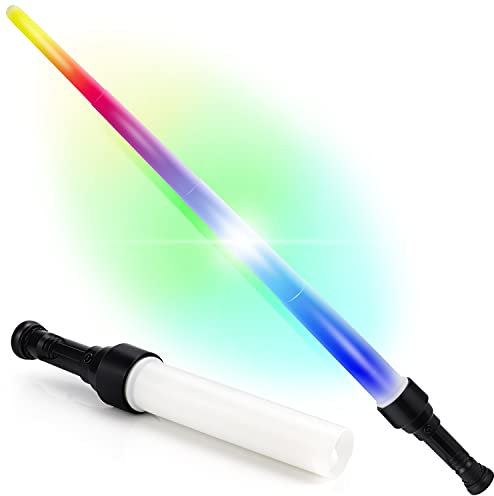 The Glowhouse Lightsaber - LED Light Up Sword - Extends & Switches to 8 Different Functions - Pulsating & Steady LED Modes - Over 3 Feet In Length - Batteries Included