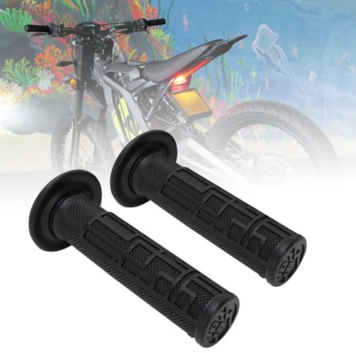 Motorcykel styrhandtag, gummihandtag handtag halkfria svart