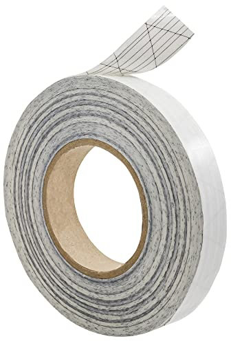Kleberino Sockelleisten Klebeband | Montageband extra stark | befestigung von Fußbodenleisten Teppiche | Doppelseitig (9mm x 50m), Weiß
