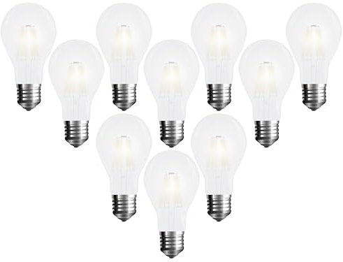 V-TAC LED-Lampe VT-2047 Frost, E27, EEK: E, 7 W, 840 lm, 2700 K, 10 Stück