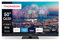 Thomson 50 Zoll (126cm) QLED Plus Google Smart TV, Wi-Fi, Dolby Audio, Eingebauter Frontlautsprecher, Bluetooth 5.1, Triple-Tuner (Kabel/Satellit/Antenne), HDMI, CI+, A+ Panel - 50QG6C14