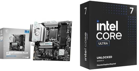 MSI B760M Gaming Plus WiFi Mainboard + Intel® Core™ Ultra 7 265KF Prozessoren 20 cores