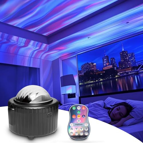 Northern Lights Projector, Soothing Aurora Lamp with Remote Dimming