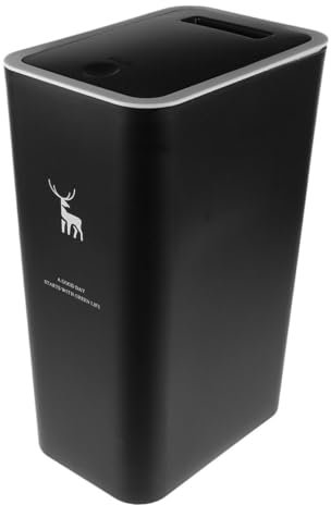 DOITOOL Cestino Per Con Pressione Cestino Sottile Per Cucina in Plastica Per Riciclaggio Per Bagno Ufficio Camera Letto