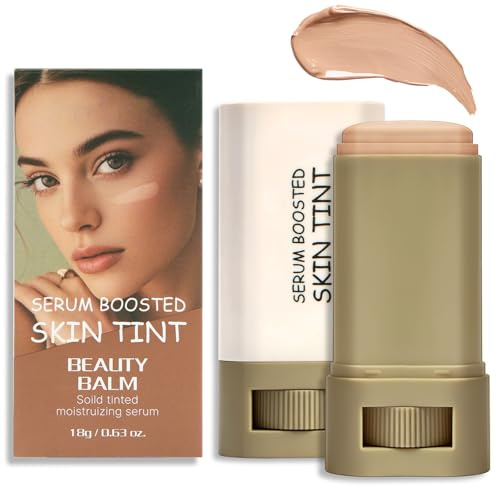 BUTBU Base de Maquillaje en Barra Hidratante y Ligera, Base de Maquillaje en Barra Coreana, Ba-se en Polvo de Larga Duración, Aligera Imperfecciones, para Todo Tipo de Piel (#05 Beige Medio)
