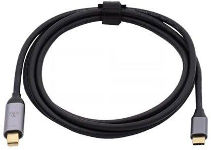 JSER Cable USB 3.1 tipo C USB-C a Mini DisplayPort DP macho 4K para monitor para MacBook y portátil de 1,8 m