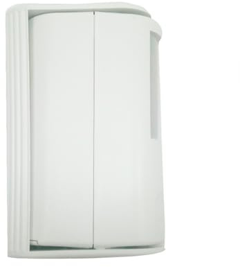 Garza Power - Detector de Movimiento Infrarrojos con Timbre y Alarma 70dB, Ángulo de Detección 60º, color Blanco