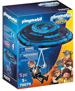 PLAYMOBIL:The Movie 70070 Rex Dasher mit Fallschirm, Ab 5 Jahren