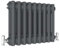 Traditional 2 Column Central Heating Radiator Horizontal Rads Cast Iron Style Anthracite 300x425mm