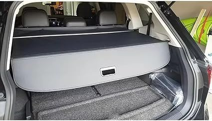 Étagère Arrière Rétractable De Coffre pour VW Tiguan Allspace 2018 2022 2023 2024, Cache Bagages Couverture De Cargaison De Coffre Accessoires D'intérieur