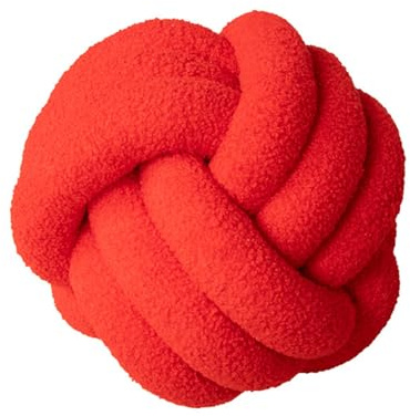 Cuscino A Nodo Cuscino Rotondo Con Nodo Fatto A Mano Cuscinoi Divano In Sherpa Peluche Cuscinoi Rotondo Palla Decorazione Camera Da Letto Divano Decorazione(14#,10.6 in/27 cm)