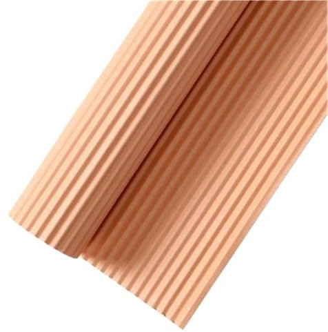 Hojas de papel ondulado Hygloss, Hojas de cartón corrugado multicolor for manualidades, 10 unidades(Color 17)