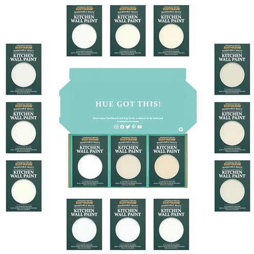 Rust-Oleum Kitchen Wall Paint in Matt Finish – Elegant Whites Tester Box