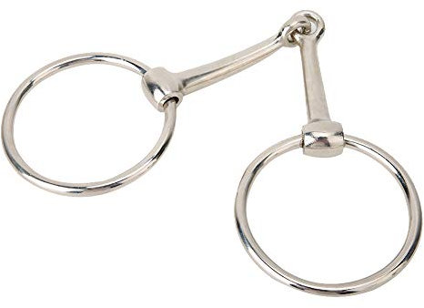 Trensengebiss, Eisen-O-Ring-Trensengebiss, Hohlgelenk-Mund-Pferdegebiss, Trensengebisse für Pferde, Trensengebiss für Mittleres Reiten, für Reitsportbedarf