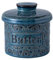 French Butter Dish with Lid,Butter Crock,Butter Keeper,Butter Dish with Lid for Countertop ,Butter Dish (Dark Blue, French Butter)