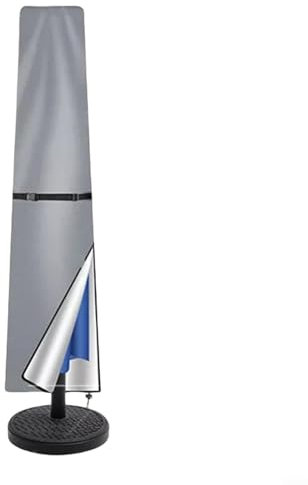 Sandyseptember Housse de protection pour parasol d'extérieur en tissu Oxford enduit de polyuréthane avec sac de rangement pour parasol de jardin (A-170 x 30 cm)