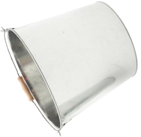 SHINEOFI Secchio Metallo per Cenere Bidone per Bruciare Rifiuti da Giardino Contenitore per Carbone Barbecue Secchio Paletta per Cenere Pala per Carbone