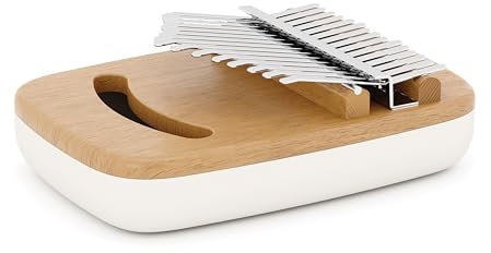 Umbra Strumba Kalimba Daumenklavier mit 15 Tasten, tragbares Fingerklavier, Dekoratives Musikinstrument mit integrierter Ablage für Musiknoten