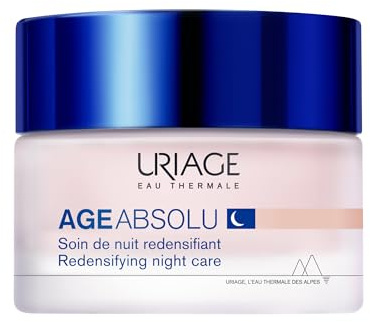 Uriage Age Absolu Firming Night Face Mask I Retinol, Hyaluronic Acid, Shea Butter I Booster Procollagen X6. Reduces Wrinkles. Fresh & Ultra-Comfortable Texture. Exclusive Anti-Aging Patent - 50 mL