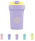 Cool Bottles - Paradise Tumbler - Thermobecher aus Edelstahl - 350 ml - Bali - Magenta und Gelb - Luftdichter Deckel - Kalte Getränke 10 Stunden und heiße Getränke 5 Stunden - Fleckabweisend