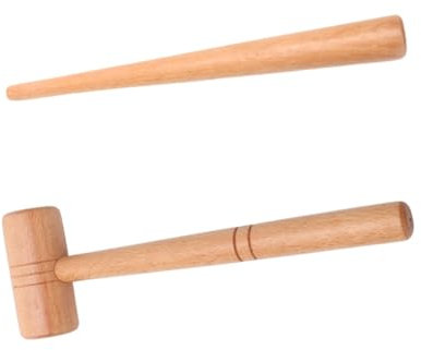 Mazos de madera profesionales, herramienta de modelado, herramienta de reparación de joyas, anillos de martillo, herramienta de reparación, ajustador de tamaño, textura de madera