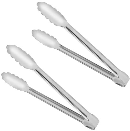 Pince de Cuisine en Inox 2 Pièces 30 Cm Pour Buffet, Barbecue et Cuisson