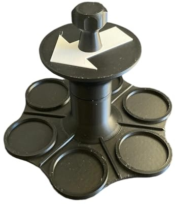 Shot Roulette Bere Game, Divertenti Giochi di Feste, 15 x 12 cm Cucina Pranzo Bar Forniture per Single, Coppie, Halloween, Tailgating all'aperto, Addio al celibato, Campeggio, Compleanni