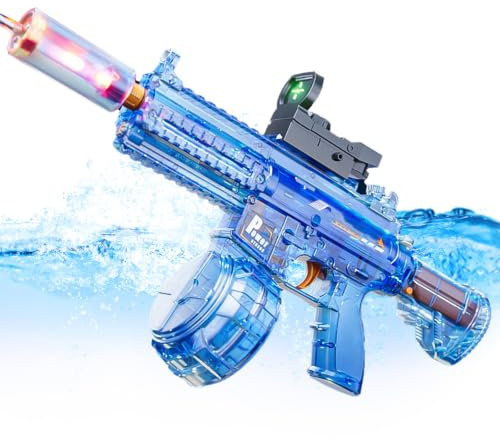 Pistola de Agua Eléctrica,Juguete de Pistola Agua,Pistolas de Aguas Electronica,Automática Pistolas de Aguas,Potente Pistolai de Aguai,Pistolai de Aguai de Juguete,Water Gun,para Adultos