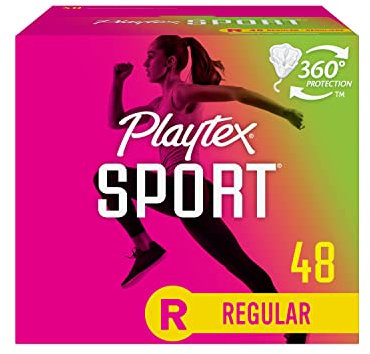 Playtex, Sport Tampons normale Saugfähigkeit, weiß, geruchlos, 48 Stück