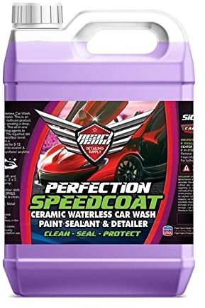 Pearl Nano Speedcoat Amazing Shine, CERAMIC Spray Coating Waterless Car Wash Hydrophobic Top Coat Polish Polymer Paint Sealant Protection (4Litre + Spray Bottle)