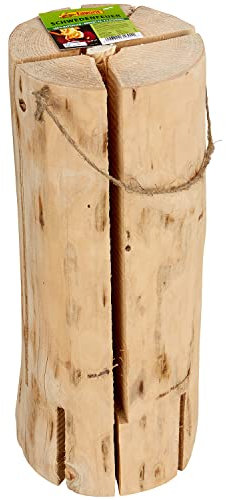 Fuoco svedese naturale per camino, braciere da giardino (falò svedese 47 x 18 cm)