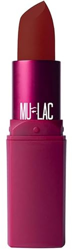 Mulac Cosmetics DIRTY MIND 60 Lippenstift matt Berry auf intensiver und tiefer Fuchsia-Basis, matte Textur, Vegan, 3,5 g