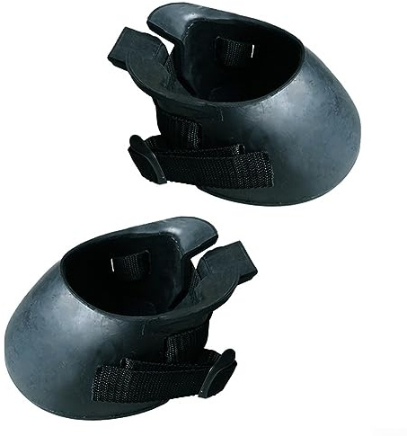 DAZZLEEX Lot de 2 Chaussures de Protection en Caoutchouc pour Sabot de Cheval Anti-dérapant Protégez Les Sabots blessés Plusieurs Tailles pour Chaque âge du Cheval (M)