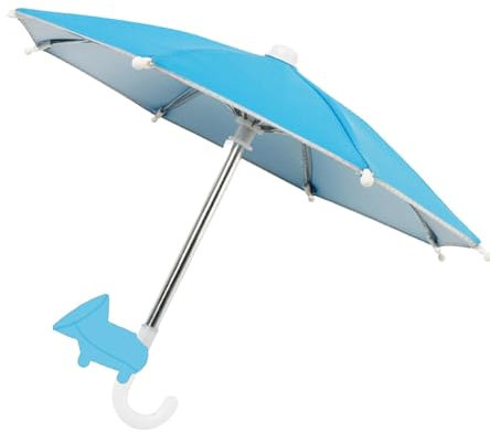 usefulbeauty Paraguas para Teléfono, Paraguas para Teléfono para El Sol | Soporte para teléfono móvil con Bloqueo antirreflectante - Paraguas Ajustable Impermeable antideslumbrante de la Sombra del