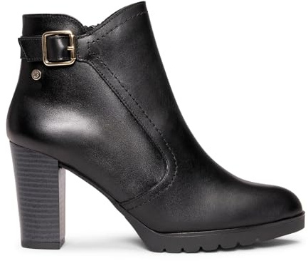 miMaO Botines de tacón alto y plataforma en piel Negro, EU 37