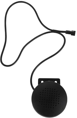 YARNOW Haut-Parleur de Voiture Klaxon Électrique 2 Broches Compatible Véhicule, Mini Haut-Parleur Compact Puissant pour Système Audio Automobile, Klaxon Électronique Haute Fidélité