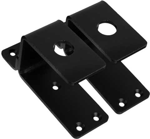 FOMIYES Spranga Antintrusione per Porta Staffa in Acciaio al Carbonio Forma a U, Costruzione Heavy Duty e Installazione Semplice per Sicurezza in Casa e Luoghi Commerciali