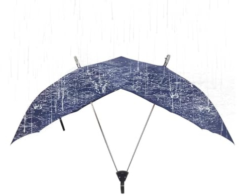 Generisch Paraguas para 2 personas, resistente al viento, impermeable, con cúpula extra ancha, paraguas grande de viaje, para hombres y mujeres, parejas, lluvia y sol, paseos, viajes, vacaciones