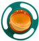 Surenhap Baby Gyro Bowl 360 ° rotatif Bol Anti-éclaboussures Bol gyroscopique Avec couvercle